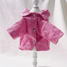 Load image into Gallery viewer, Pink D denim jacket
