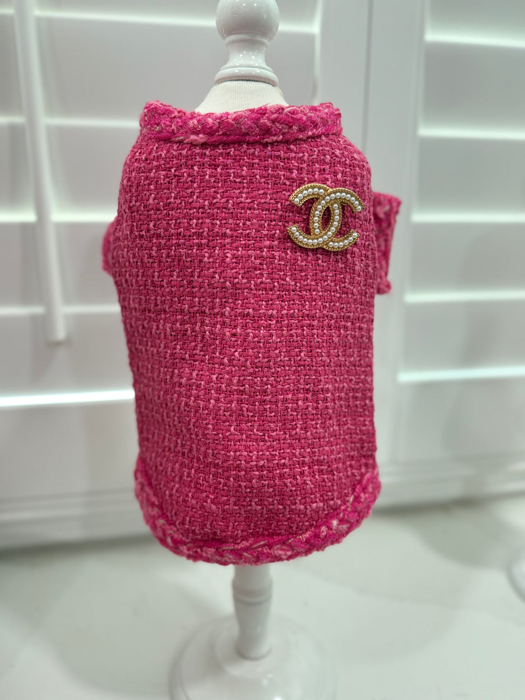 Pink cc coat