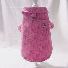 Load image into Gallery viewer, Pink D denim jacket
