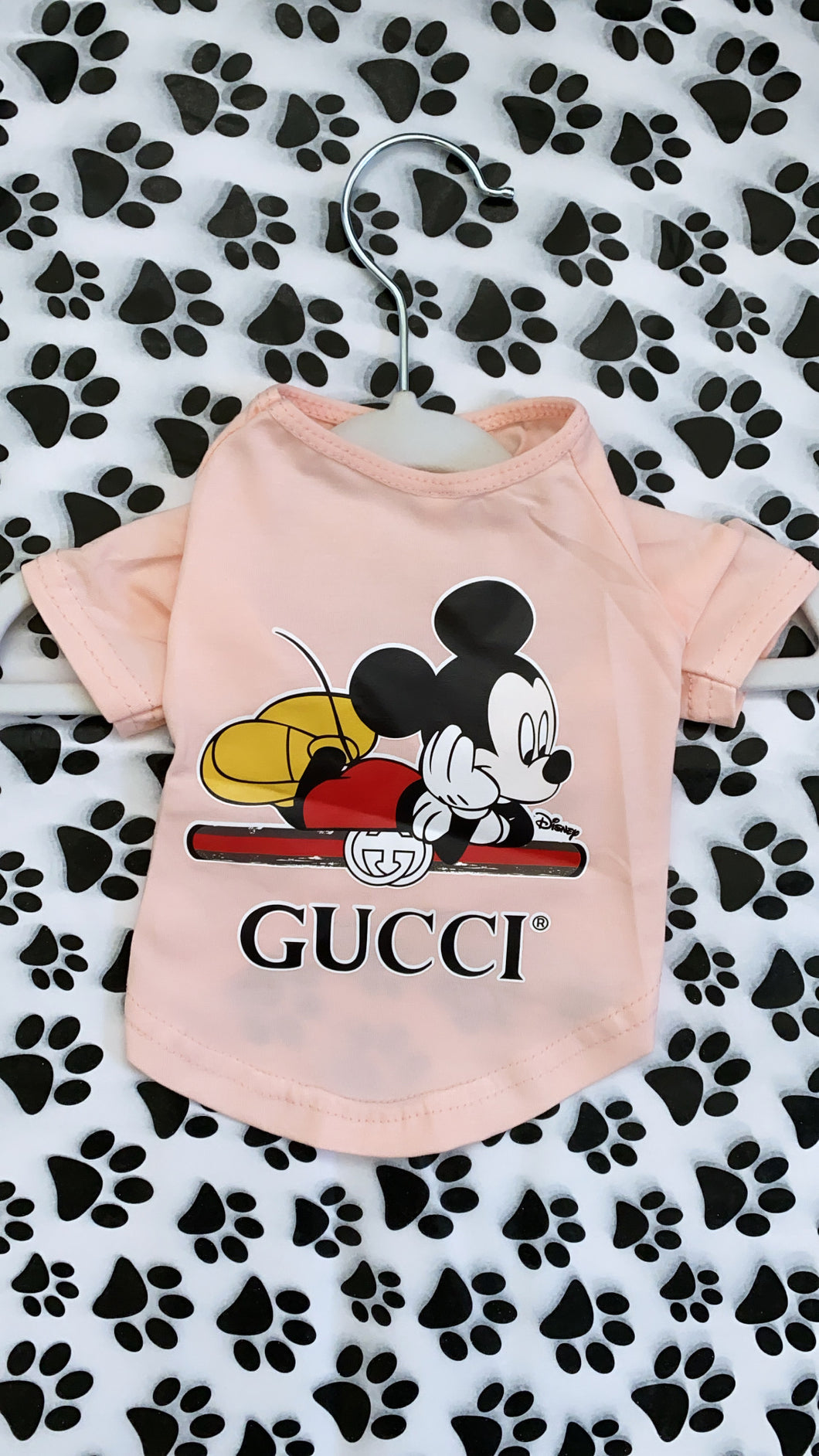 Pink Mickey dog shirt