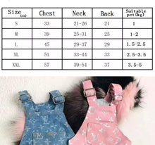 Load image into Gallery viewer, Denim dog dress
